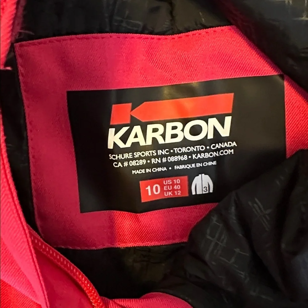Karbon K7668 Hot Pink Snow Pants Ski Snowboard Sz10